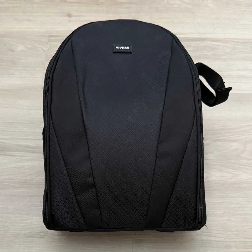 Vivitar Black Camera Backpack Case
